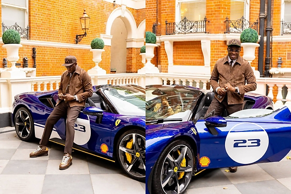 Pastor Tobi Adegboyega Flaunts His Blue Ferrari SF90 Convertible (Photos) - autojosh