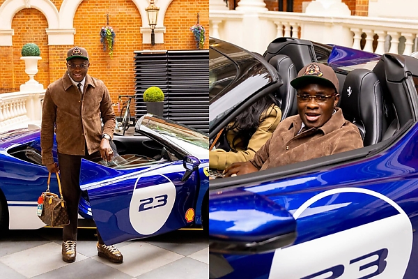 Pastor Tobi Adegboyega Flaunts His Blue Ferrari SF90 Convertible (Photos) - autojosh 