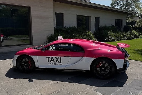 $3.5m ‘Bugatti Chiron Taxi’ Spotted Picking A Passenger In Mexico City... But Is It AI? - autojosh 