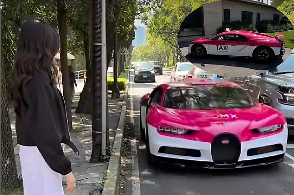 $3.5m ‘Bugatti Chiron Taxi’ Spotted Picking A Passenger In Mexico City... But Is It AI? - autojosh