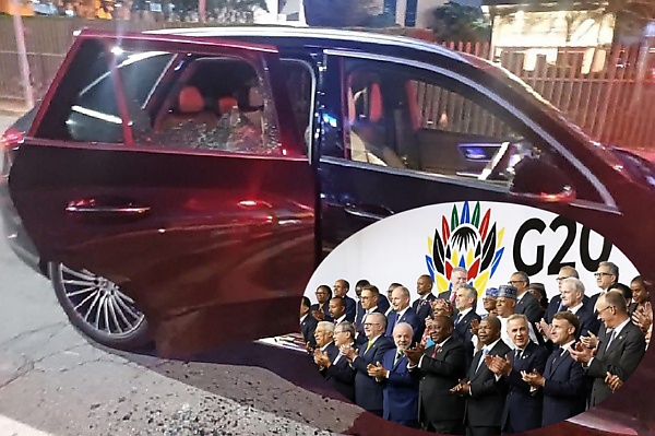Brazen Carjacker Wounded While Trying To Steal A Vehicle Allocated To G20 Summit In South Africa - autojosh