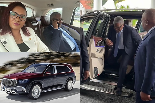Dangote Chauffeured In Mercedes-Maybach GLS 600 Luxury SUV During His Trip To Zimbabwe - autojosh