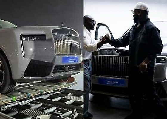 Davido’s Rolls-Royce Black Badge Cullinan Series II Arrives Nigeria Aboard Cargo Jet - autojosh