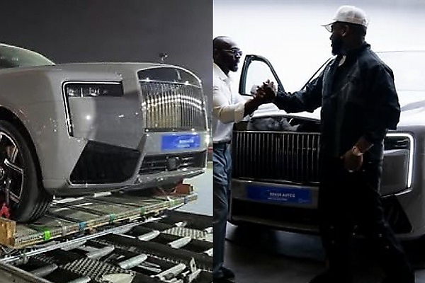 Davido’s Rolls-Royce Black Badge Cullinan Series II Arrives Nigeria Aboard Cargo Jet - autojosh