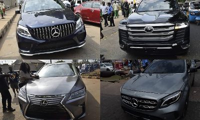 Photos : Delta State Police Impounds Luxury Cars For Illegal Use Of Siren, Covering Of Number Plates - autojosh