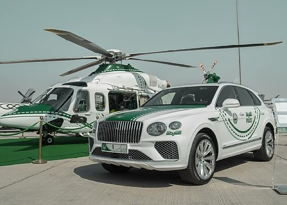 Dubai Police Adds ‘Bentley Bentayga Azure’ To Its Fleet Of Luxury Patrols - autojosh