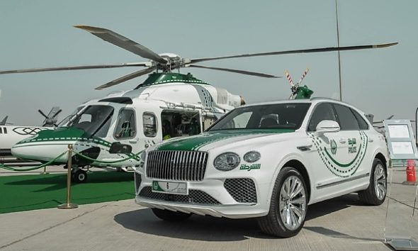 Dubai Police Adds ‘Bentley Bentayga Azure’ To Its Fleet Of Luxury Patrols - autojosh