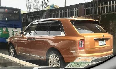 Throwback : First-ever Rolls-Royce Cullinan SUV In Nigeria Trapped On The Lagos BRT Lane - autojosh