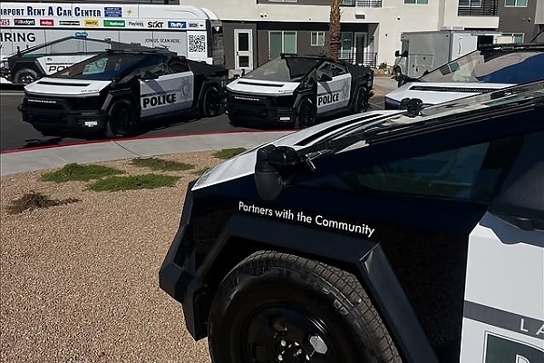 Las Vegas Metropolitan Police Department Adds Ten Cybertrucks To Its Patrol Fleet - autojosh