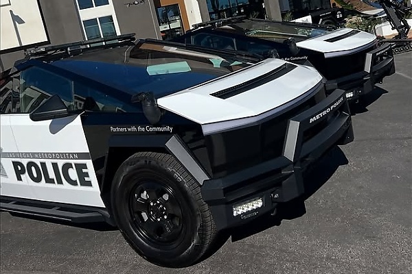 Las Vegas Metropolitan Police Department Adds Ten Cybertrucks To Its Patrol Fleet - autojosh