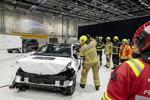 Mercedes-Benz Slices 5 Current Models To Train Fire Fighters On Rescue Operations - autojosh 