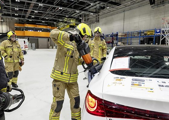 Mercedes-Benz Slices 5 Current Models To Train Fire Fighters On Rescue Operations - autojosh