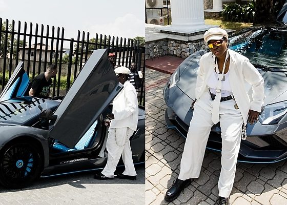 Teni Receives Davido’s Lamborghini Aventador To Shoot The Music Video Of Her New Single “Speed” - autojosh