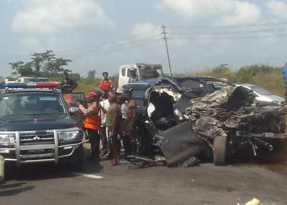 Anthony Joshua Injured In Fatal Road Crash In Nigeria That Claimed Two Lives, FRSC Blames Overspeeding - autojosh