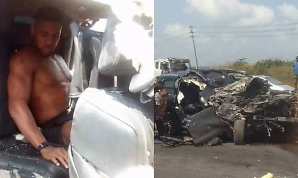 Anthony Joshua Injured In Fatal Road Crash In Nigeria That Claimed Two Lives, FRSC Blames Overspeeding - autojosh