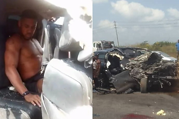 Anthony Joshua Injured In Fatal Road Crash In Nigeria That Claimed Two Lives, FRSC Blames Overspeeding - autojosh