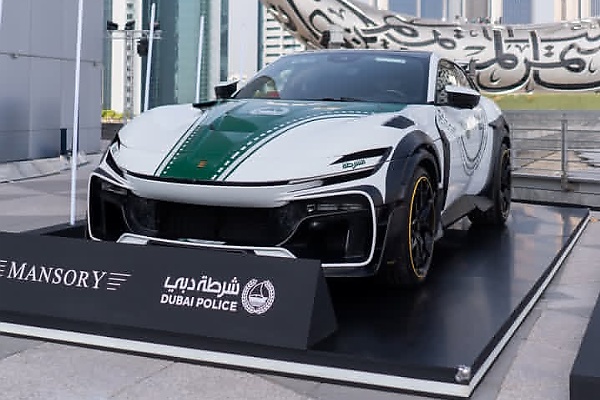 Dubai Police Marks 12 Years Of Luxury Patrols With A New Mansory Ferrari Purosangue - autojosh