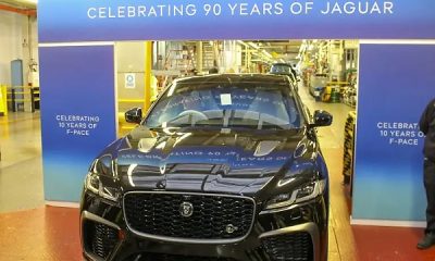 The Last ICE-powered Jaguar, An F-PACE SVR SUV, Rolls Off The Assembly Line Ahead Of Switch To Electric Vehicle - autojosh