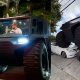 Jake Paul Arrived For His Fight With Anthony Joshua In Atlas ATV, Days After Using It To Crush Two Cars - autojosh