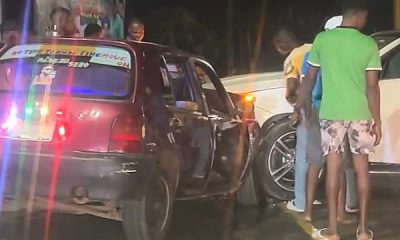 Mercedes-Benz GLE And Ibadan’s Micra Taxi Involved In A Crash – But Who Do You Think Is At Fault - autojosh