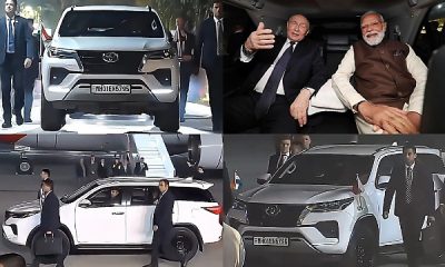 A Message To The West? PM Modi And Putin Rode In Indian-assembled Toyota Fortuna During Visit To India - autojosh