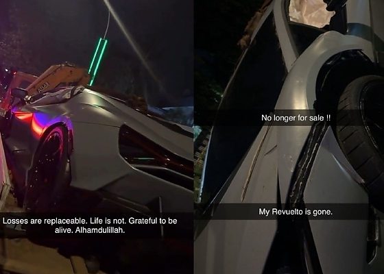 CEO Of Abuja Car Crashes Lamborghini Revuelto Worth N1 Billion, Thankful To God For Sparing His Life - autojosh