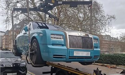 Saudi-registered Rolls-Royce Phantom Coupe Towed In ‘Supercar Illegal Parking Crackdown’ In London - autojosh