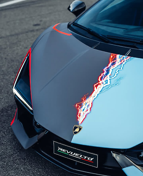 Sonic And Shadow The Hedgehog-themed Lamborghini Revuelto Turns Head At Imola Comics And Games Event - autojosh 