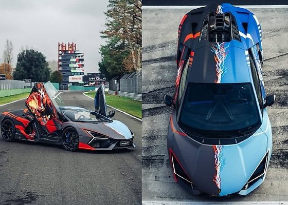 Sonic And Shadow The Hedgehog-themed Lamborghini Revuelto Turns Head At Imola Comics And Games Event - autojosh