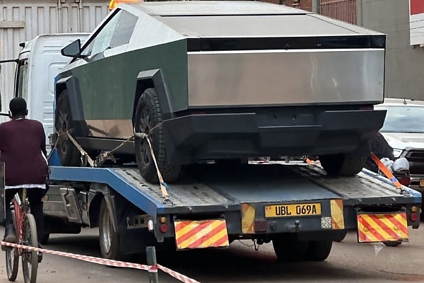 Uganda’s Only Tesla Cybertruck Badly Damaged In A Rollover Crash - autojosh
