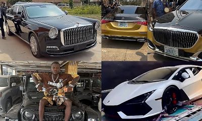 Hongqi Guoli, Baba Ijebu’s Mercedes-Maybach, Davido’s Lamborghini, Portable’s Jeep, Nigerian News In January - autojosh