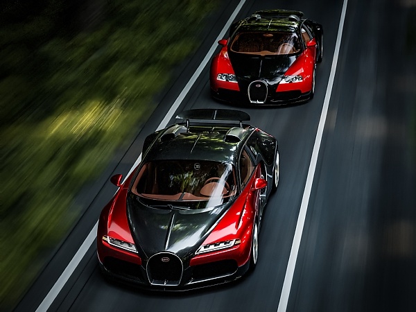 Bugatti Veyron Poses With One-off Chiron Super Sport-based “F.K.P. Hommage” (Photos) - autojosh