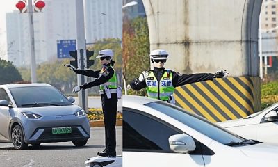 Today’s Photos : China Deploys AI-powered Traffic Robots That Directs Traffic, Checks Violations - autojosh