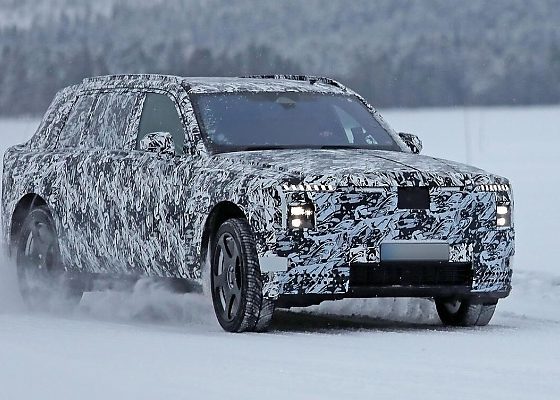 Rolls-Royce’s New Electric SUV Prototype Spotted Undergoing Cold-weather Testing - autojosh