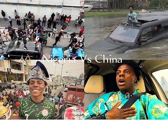 IShowSpeed Showcased African Culture During Nigerian Tour, Rode In Flying Cars And EVs During His China Visit - autojosh