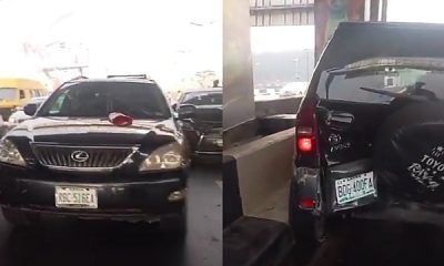 Lexus Driver Falls Asleep Behind The Wheels, Ram SUV Into Another Vehicle On The 3rd Mainland Bridge - autojosh