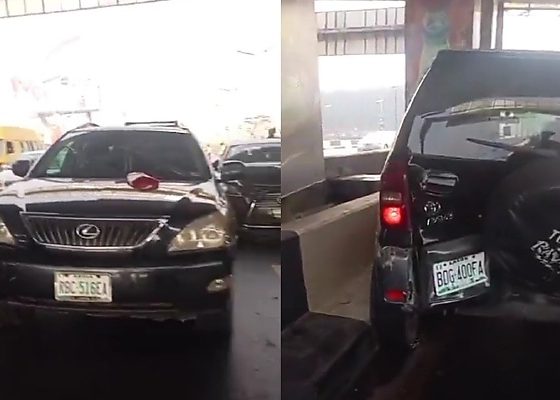 Lexus Driver Falls Asleep Behind The Wheels, Ram SUV Into Another Vehicle On The 3rd Mainland Bridge - autojosh