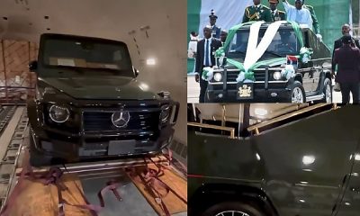 Brand New Mercedes-Benz G-Class ‘Parade Car’ Spotted Inside A Cargo Plane Reportedly Enroute For Nigeria - autojosh