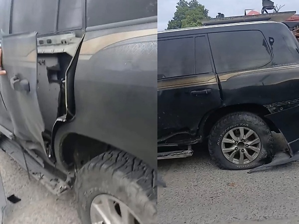 Philippines Mayor Escaped Unhurt After Attackers Launched A Rocket At His Armored Toyota Land Cruiser SUV - autojosh