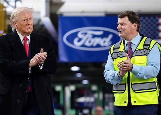 Union Backs Suspended Ford Worker Whom Trump Showed Middle Finger During Factory Tour - autojosh