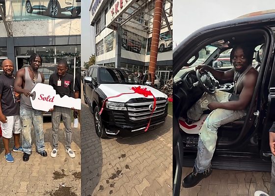 VeryDarkMan Splashes N278m On A Brand New Toyota Land Cruiser SUV, Gets Toyota Corolla As Gift - autojosh