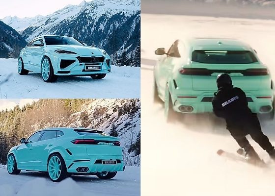 Fat Ice Race : Lamborghini Urus SE-based “Brabus 900 Mint” Makes Stunning Debut On Frozen Lake - autojosh