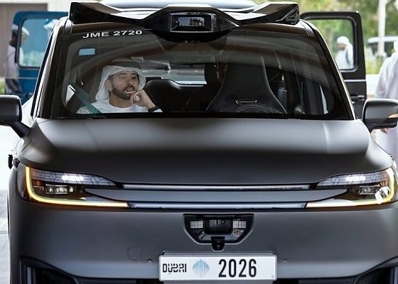 Dubai Crown Prince Launches City’s Fully Driverless Taxis With A Ride In The Passenger Seat - autojosh