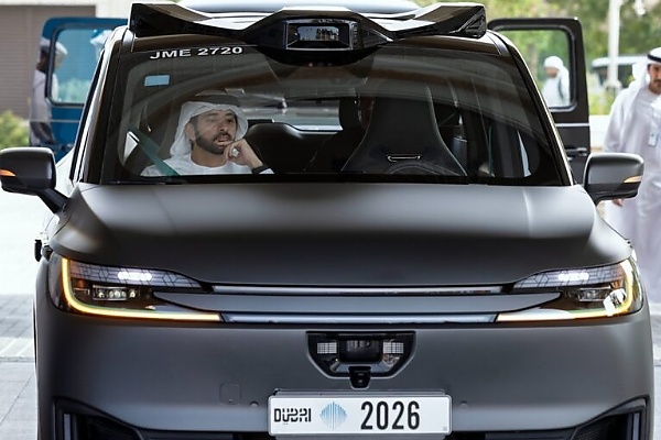 Dubai Crown Prince Launches City’s Fully Driverless Taxis With A Ride In The Passenger Seat - autojosh