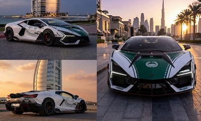 Mansory Lamborghini Revuelto Supercar Joins Dubai Police Patrol Fleet - autojosh