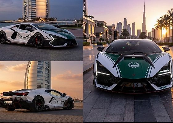 Mansory Lamborghini Revuelto Supercar Joins Dubai Police Patrol Fleet - autojosh