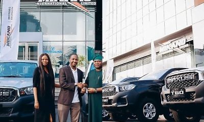Mikano Donates 10 Maxus T60 Operational Vehicles To The Lagos State Security Trust Fund (LSSTF) - autojosh