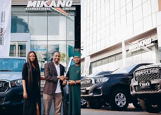 Mikano Donates 10 Maxus T60 Operational Vehicles To The Lagos State Security Trust Fund (LSSTF) - autojosh