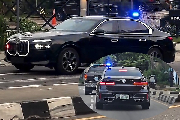 Armored BMW 7 Series Protection (G73) Fitted With Customized “BMW G73” Plate Spotted In Lagos - autojosh