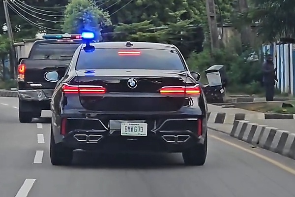 Armored BMW 7 Series Protection (G73) Fitted With Customized “BMW G73” Plate Spotted In Lagos - autojosh 